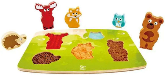 Holz Kinderpuzzle Abgesteckt 6 Stück Hape