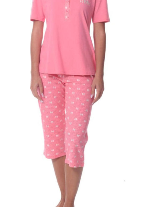 Tres Chic Summer Women's Pyjama Set Pink
