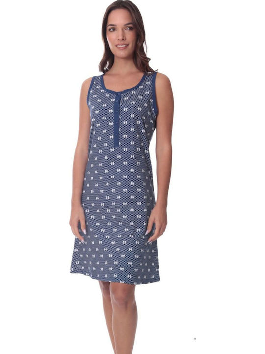 Tres Chic Sommerliches Damen-Schlafanzug-Set Hellblau