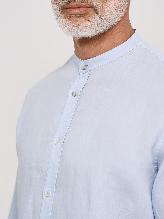 Long Sleeve Shirt in Regular Fit Light Blue