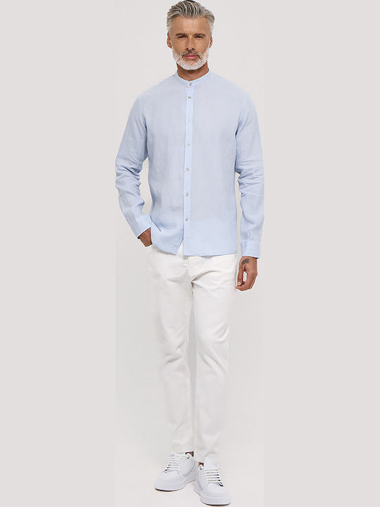 Long Sleeve Shirt in Regular Fit Light Blue