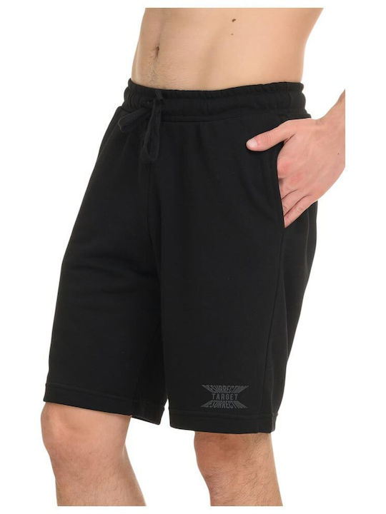 French Terry Men's Bermuda Shorts Black