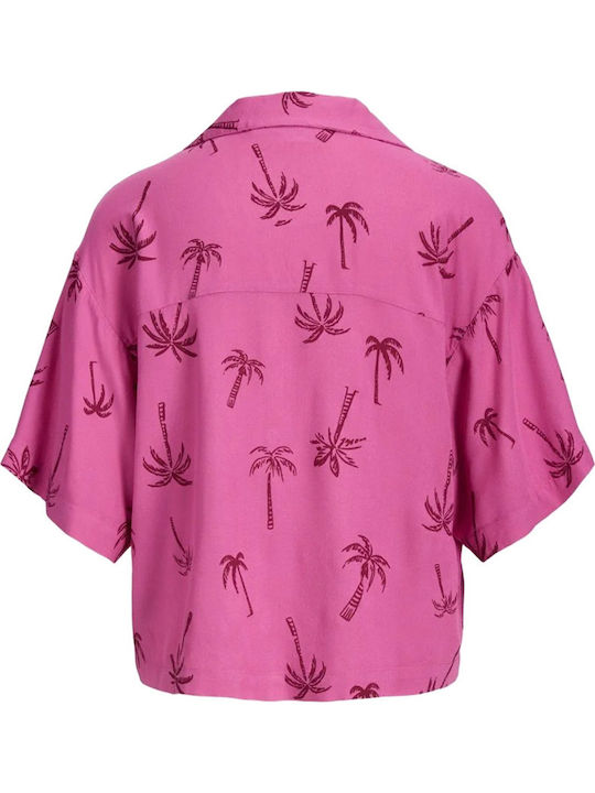Jack & Jones Long Sleeve Women's Shirt Pink
