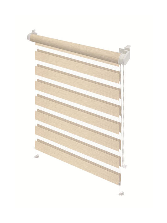 Rollos Für Partiellen Blackout Doppelt Beiges P57xH150cm