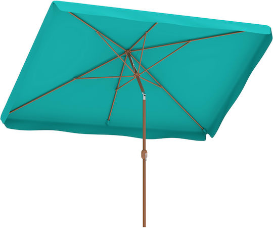 Ομπρέλα Δαπέδου Τετράγωνη Αλουμινίου 2x3m