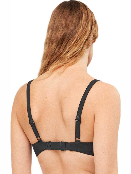 Bikinioberteile Mit Polsterung Schwarz