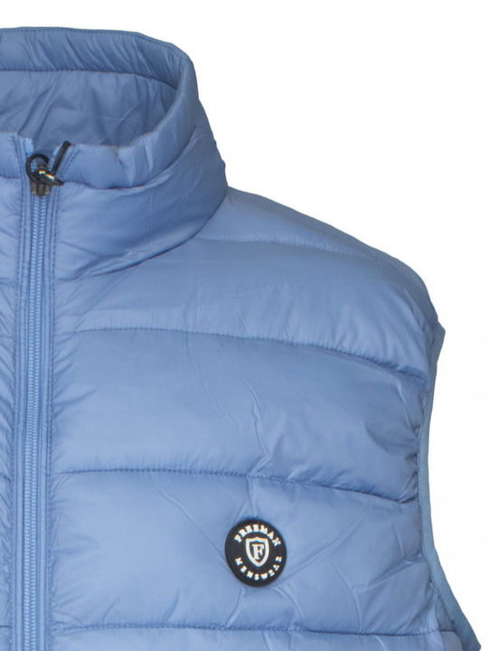 Sleeveless Jacket Light Blue