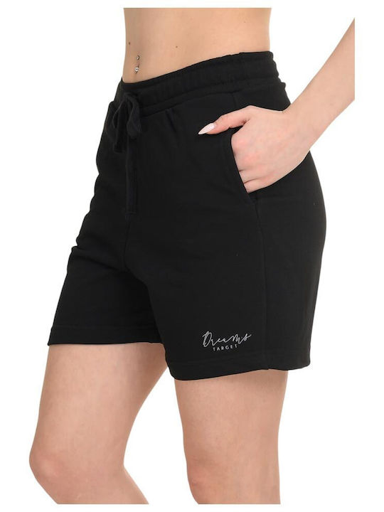 Damen Bermudas Terry Schwarz