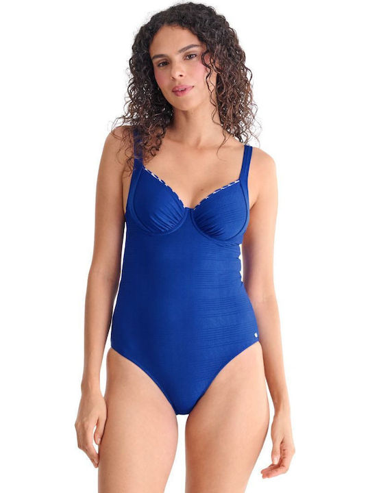 Costum De Baie Întreg Albastru