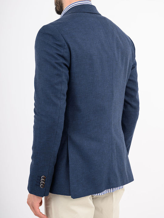 Sommer Herrenanzugsjacke Marineblau