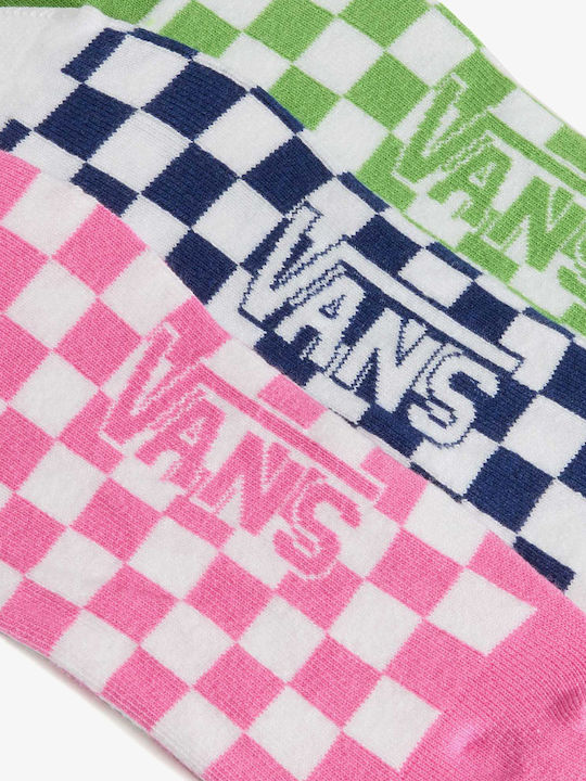 Vans Παιδικές Κάλτσες Canoodle Checkboard 3 Ζευγάρια