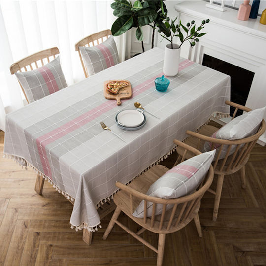 FRIPIA Τραπεζομάντηλο με Κέντημα Πολύχρωμο 140x220εκ.