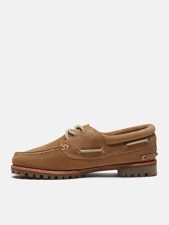 Women's Boat Shoes in Beige Colour