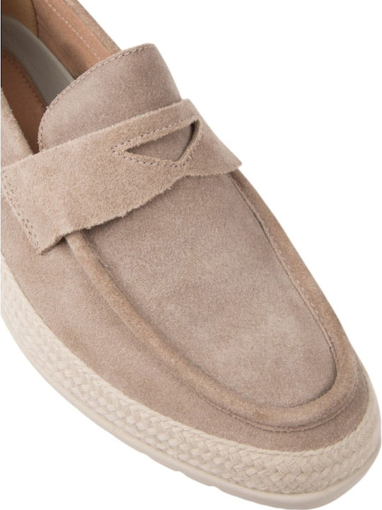 Herren Mokassins in Beige Farbe
