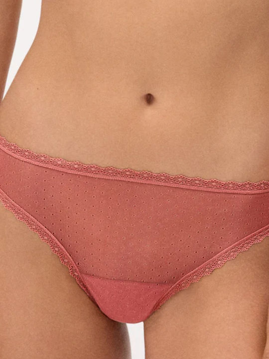 Ysabel Mora Underwear Set Bra With Brazil Orange
