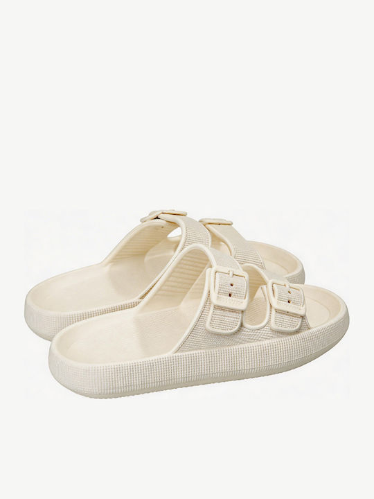 Damen Zehentrenner in Beige Farbe