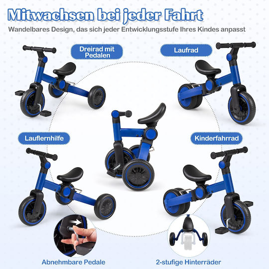 Costway Kids Balance Bike Blue