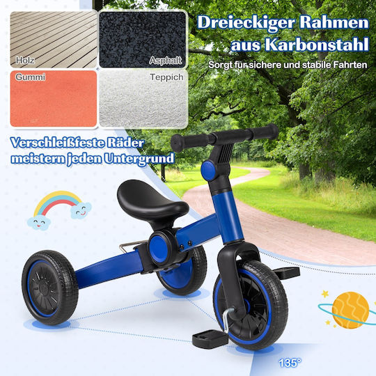 Costway Kids Balance Bike Blue