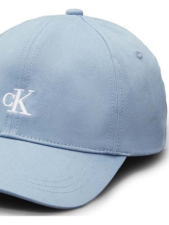 Calvin Klein Kids' Hat Jockey Fabric Baseball Light Blue