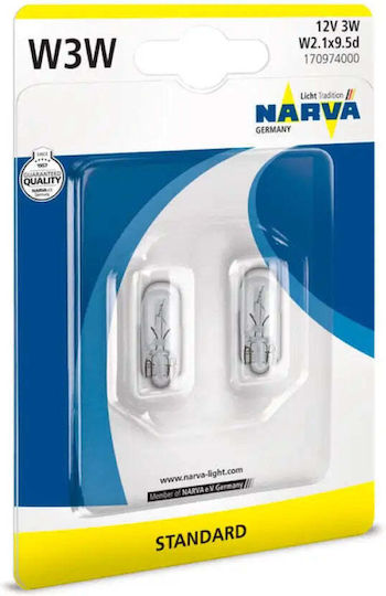 Narva Lămpi Auto W3W 2 Bucăți