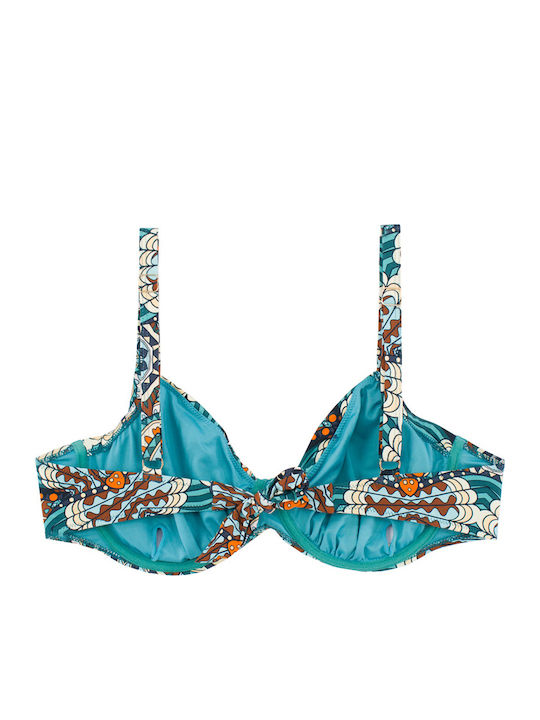 Set Bikini Ethnic Πετρόλ C-6353 PETROL S26