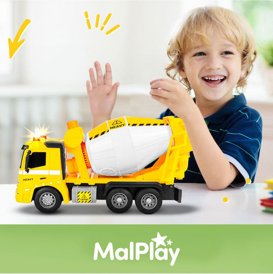 MalPlay Μπετονιέρα Pull Back για 3+ Ετών