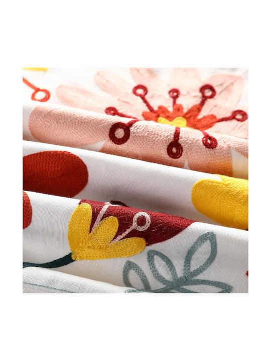 FRIPIA Silk Fashion Mehrfarbiger Dekorativer Kissenbezug 45x45cm