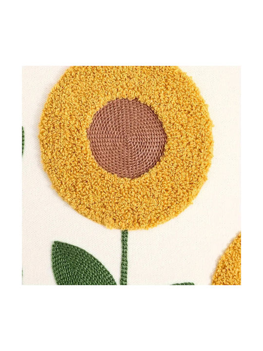 FRIPIA Față De Pernă Decorativă Galbenă 45x45cm
