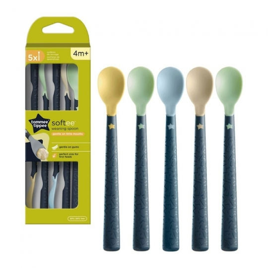 Tommee Tippee Βρεφικό Σετ με Κουτάλια Softee 5τμχ