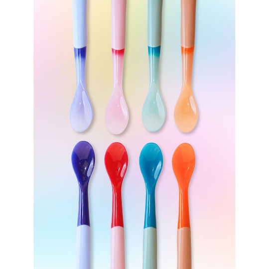 Bo Jungle Baby Set with Spoons with Heat Sensing 4 Pieces