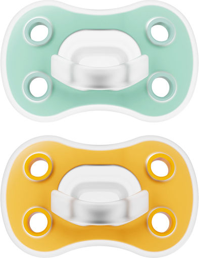 Dr. Brown's Advantage Silicone Pacifiers Brown for 6-18 Months 2 Pieces