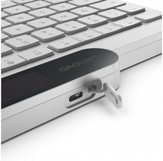 Lenovo 800 Kabelloses Bluetooth Tastatur Griechisches Weiß