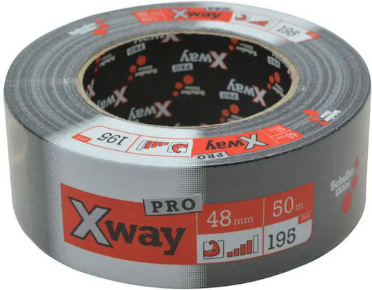 Самозалепваща Текстилна Лента Черна 50мx48мм