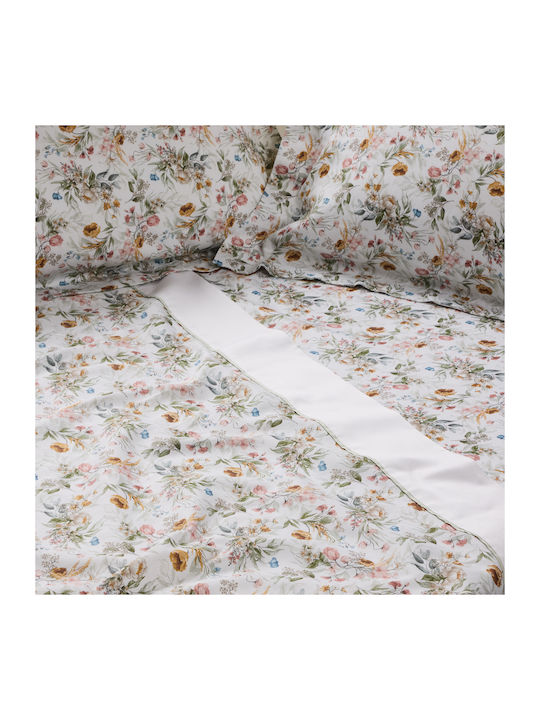Das Home 1722 Super-Double Bed Sheets Set 240x260cm Multicolour (4pcs)