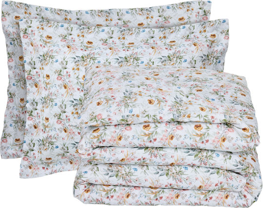 Das Home 1722 Super-Double Bed Sheets Set 240x260cm Multicolour (4pcs)