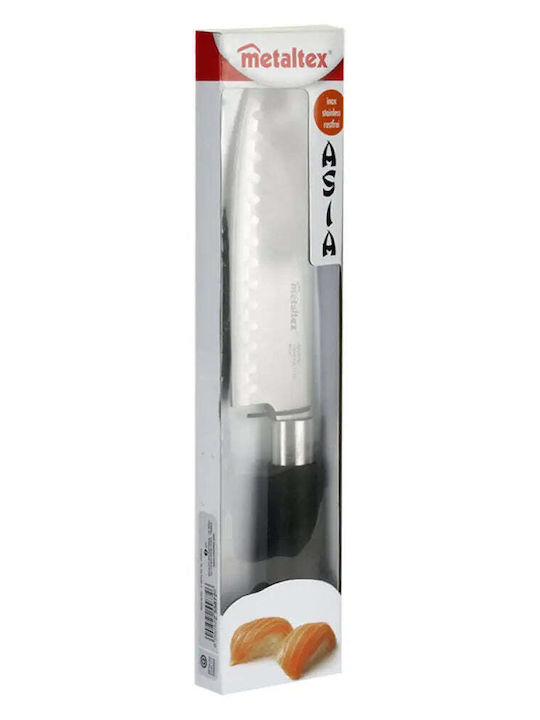 Metaltex Asia Μαχαίρι Santoku από Ανοξείδωτο Ατσάλι
