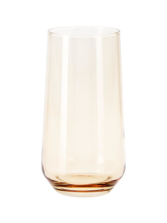 Glas in Goldfarbe 470ml