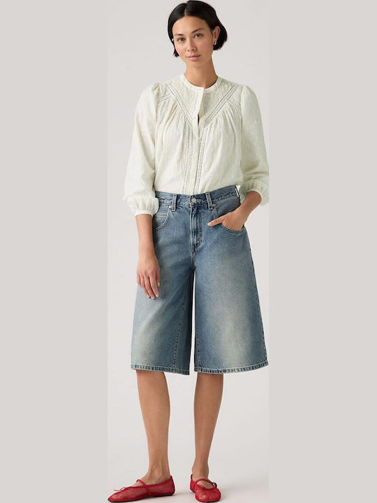 Women's Jean Shorts Med Indigo
