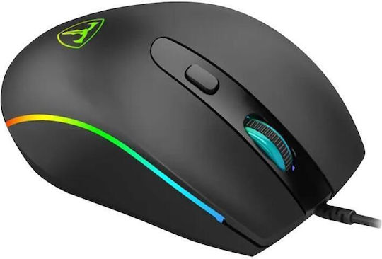 T-Dagger Rekrut 2 RGB Gaming Maus 3200 DPI Schwarzes