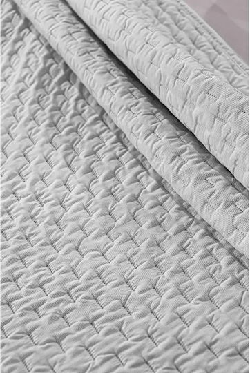 Guy Laroche Arden Tagesdecken Übergröße aus Polyester Rauch 220x240cm 2 Stück