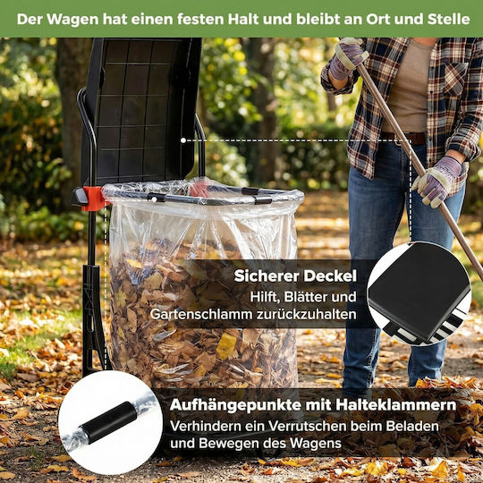 Costway Plastic Waste Bin