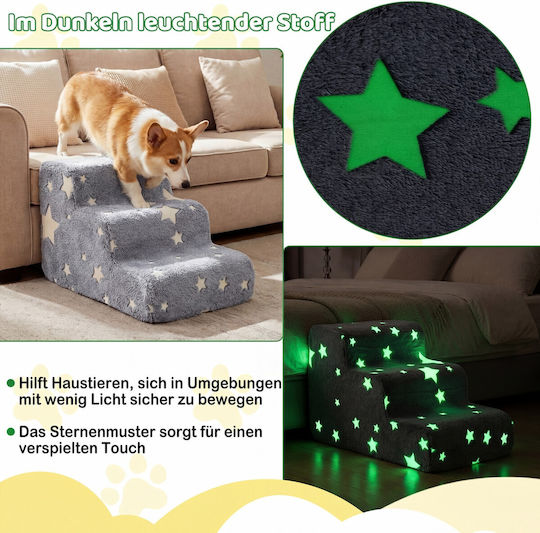 Costway Costway Hund Auto Reisezubehör Rampe Grau
