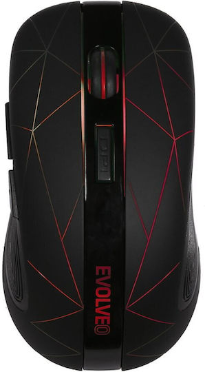 Evolveo WM430 Wireless RGB Gaming Mouse Black