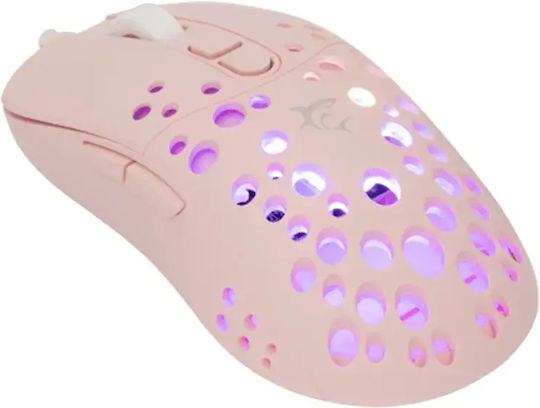 White Shark Tristan-2 RGB Gaming Ποντίκι 7200 DPI Ροζ