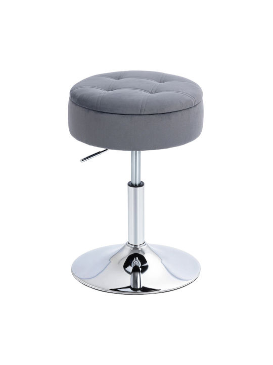 Stool Bar Bistro with Adjustable Height Gray 39x39x65cm