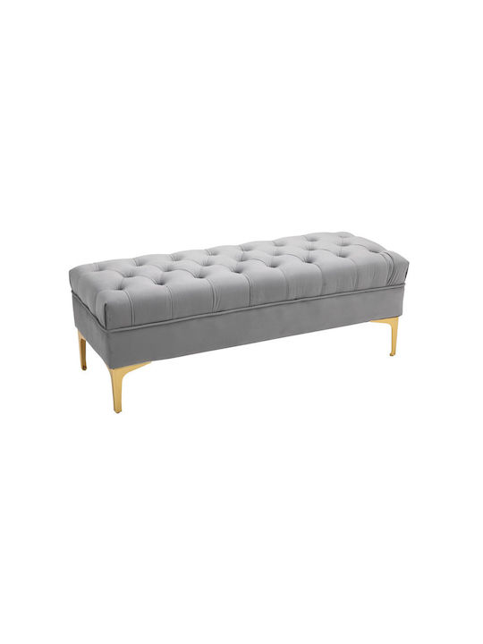 Wooden Gray Bench Stool 118x45x42cm