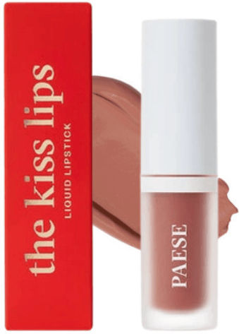 Paese The Kiss Lips Liquid Lipstick Matte 01 Nude Beige 3.4ml