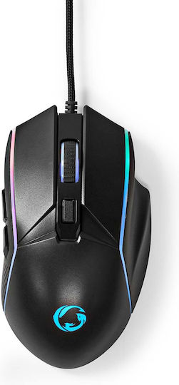 Nedis GMWD510BK RGB Gaming Ποντίκι 7200 DPI Μαύρο