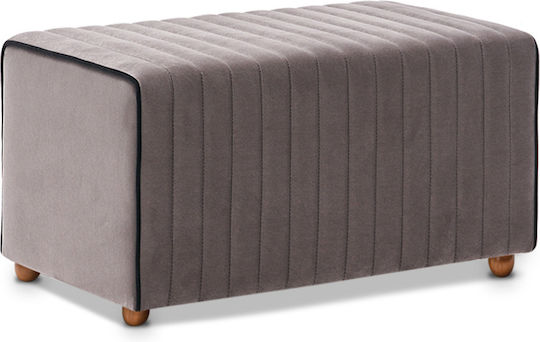 Bankhocker Mabel Gray 80x40x40cm
