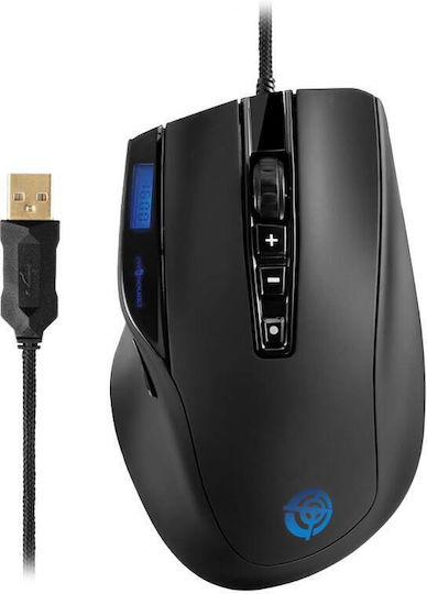 SQ1600 RGB Лазерна Геймърска Мишка 6000 DPI Черна